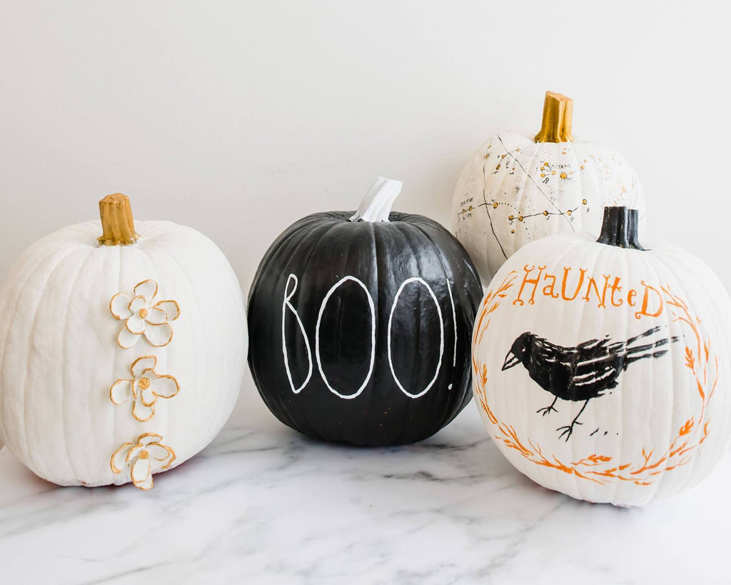 4 Ways to Dress Up Your Pumpkins This Halloween