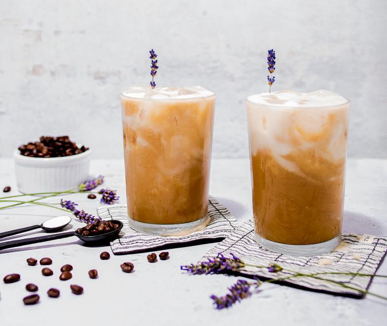 Refreshing Spring Lavender Lattes