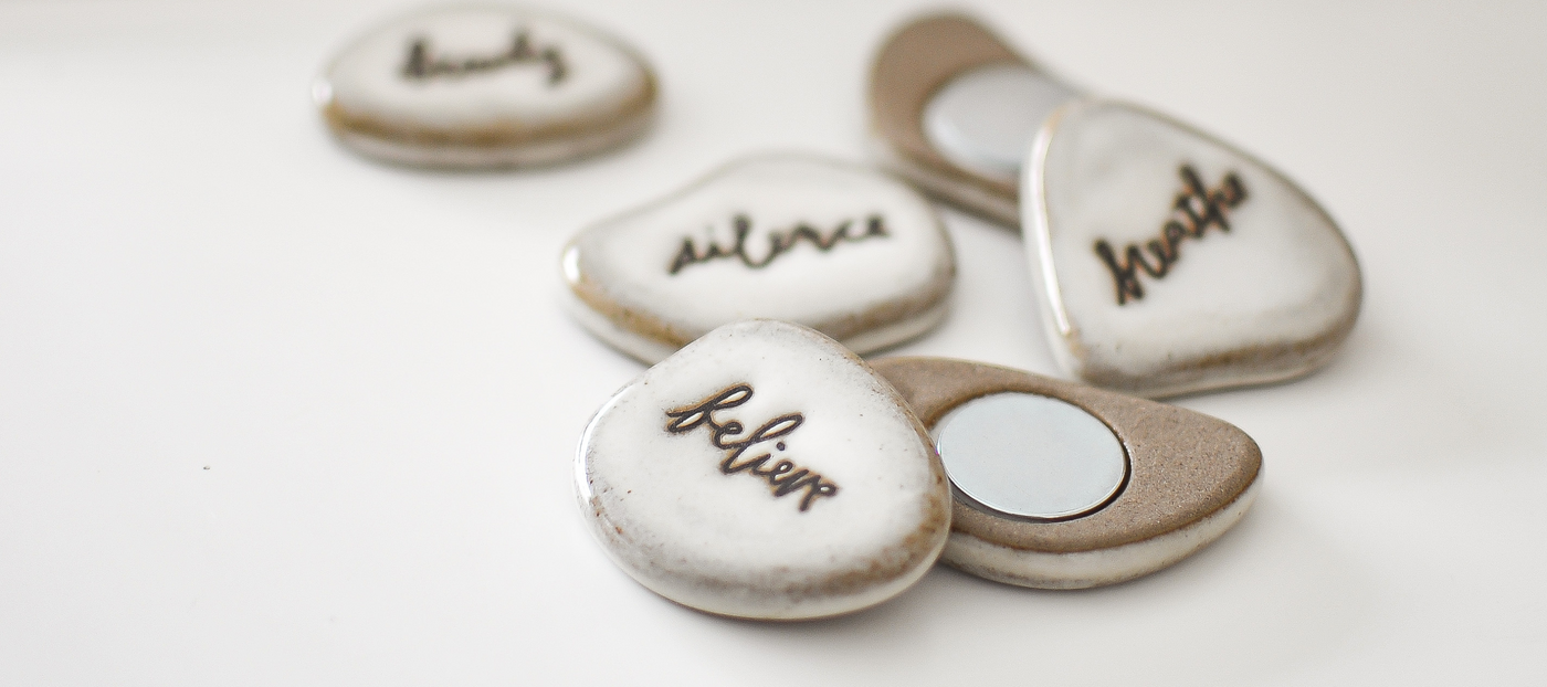 Rae Dunn Magnetic Stone Words