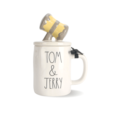 Rae Dunn Tom and Jerry™ TOM & JERRY Mug with Mallet Topper