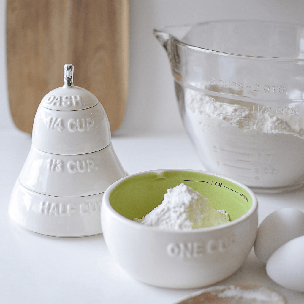 Rae Dunn Classic White Pear Measuring Cups - Phillips Trading