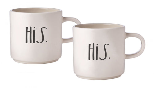 Stem Print HIS + HIS Mugs, Set of 2