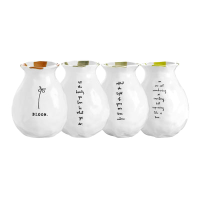 BLOOM Bud Vases, Set of 4