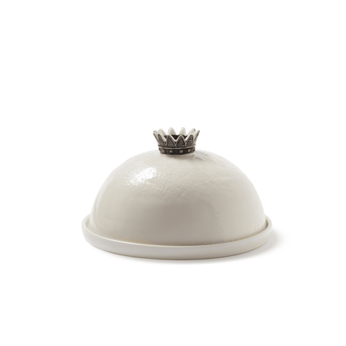 Rae Dunn Crown Cheese Dome