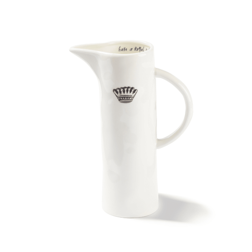 Rae Dunn Crown Pitcher