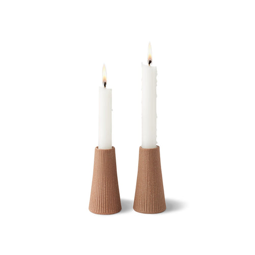 Canyon Ceramic Candle Holder, Set of 2