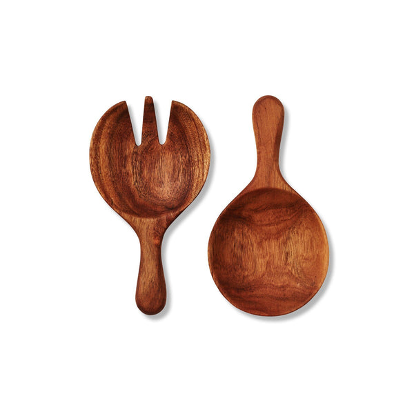 Kitchen Cooking Wood Utensils Salad Paddles Server