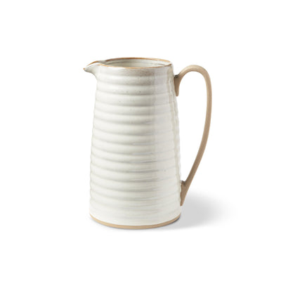 Monterey Large White Farmhouse Pitcher