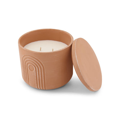 Daily Starters Terracotta Glow-and-Grow Candle Pot