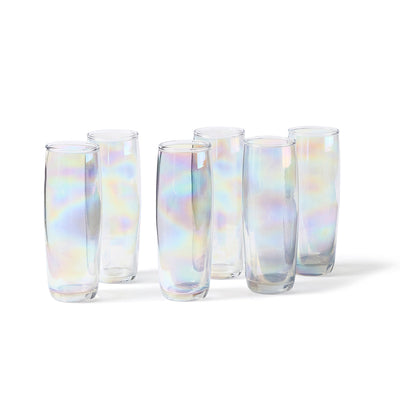 Luster Glass Champagne, Set of 6