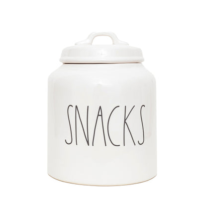 Rae Dunn Artisan "SNACKS" Cookie Jar