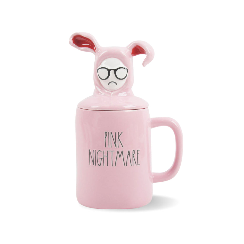 Rae Dunn A Christmas Story PINK NIGHTMARE Mug with Bunny Ralphie Top –  MAGENTA Retail