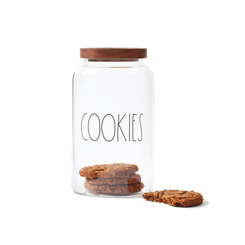 Rae Dunn Artisan Borosilicate Glass Cookie Canister